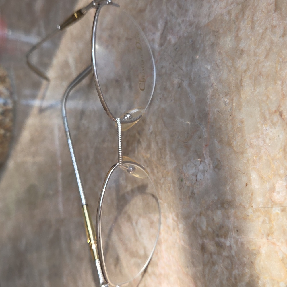 Dior Women's Glasses in Gold and Silver - Picture 3 of 6